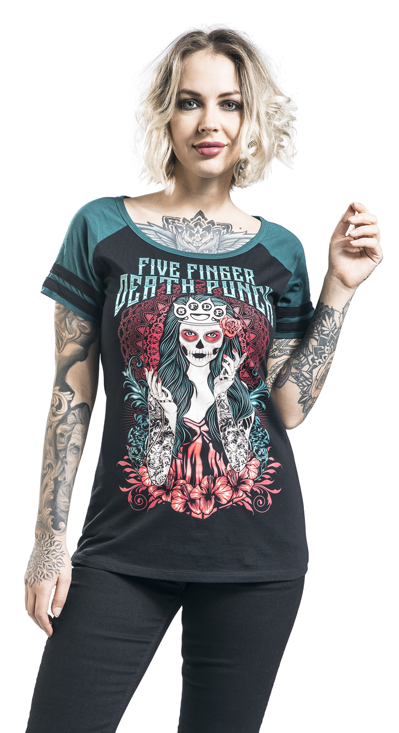 Five Finger Death Punch EMP Signature Collection T-Shirt schwarz petrol
