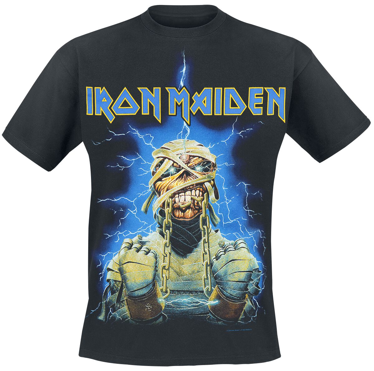 Iron Maiden Powerslave Mummy T-Shirt schwarz in S