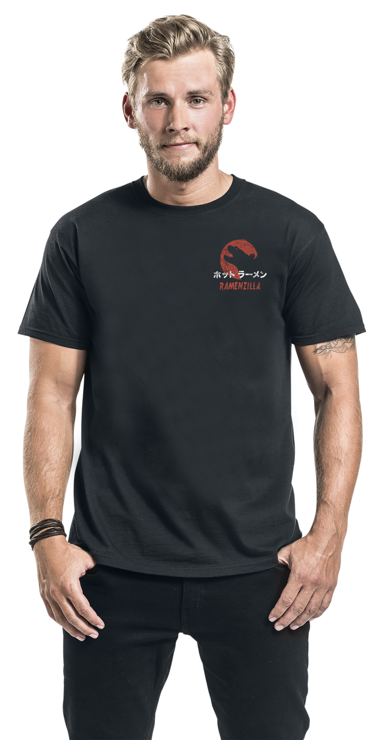 The Official Ramen Company Ramenzilla T-Shirt schwarz - 60.02% Rabatt