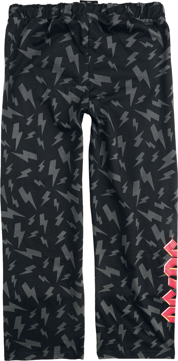 4068143389617 - AC DC Freizeithose Stoffhose schwarz in 3XL