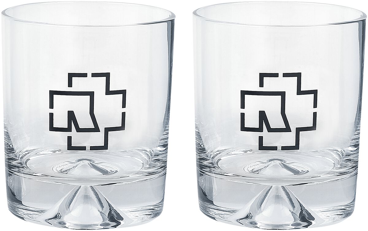 Image of Bicchiere whiskey di Rammstein - Tumbler 2er Box - Unisex - trasparente