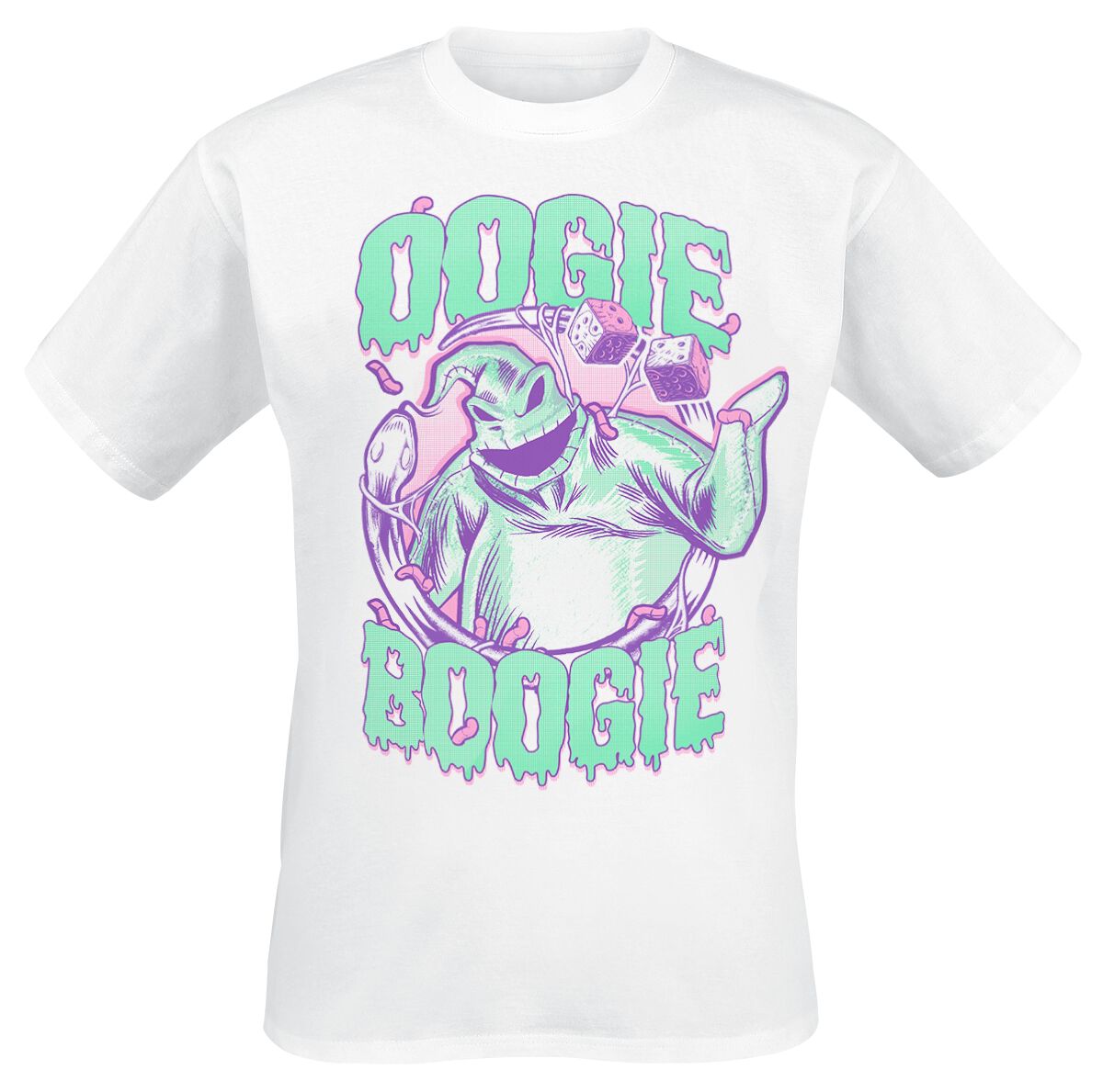 The Nightmare Before Christmas Oogie Boogie T-Shirt white