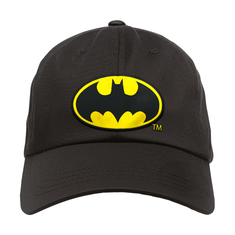 Batman  Cap - Metal-Kids - Batman-Logo - for Children - black