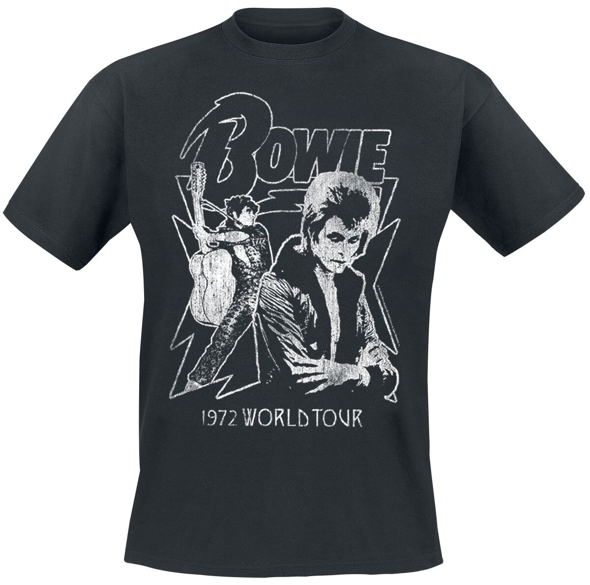 David Bowie Mono 1972 World Tour T-Shirt black