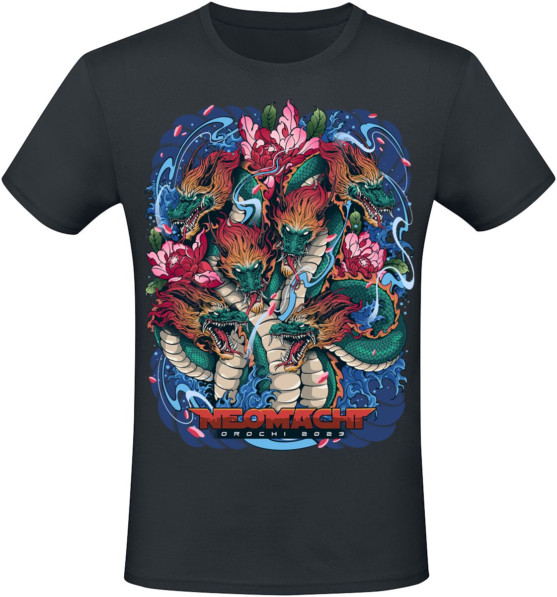 NEOMACHI - Gaming T-Shirt - OROCHI - S bis XXL - für Männer - Größe L - schwarz  - EMP exklusives Merchandise!