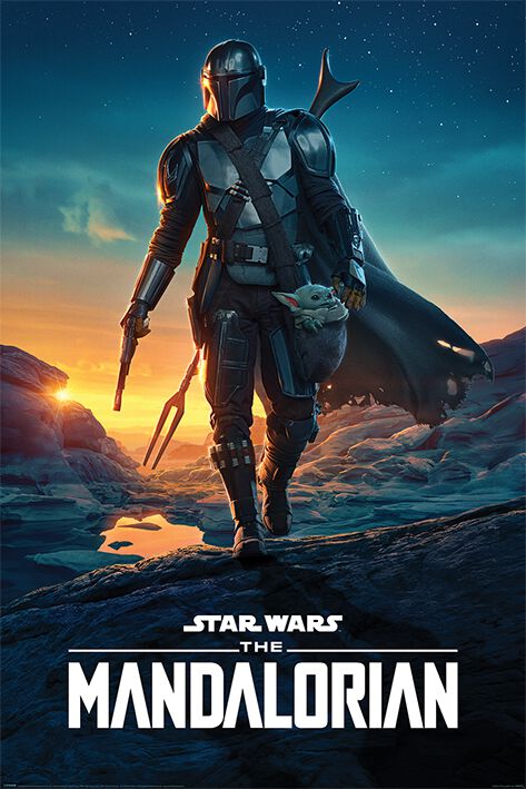 Levně Star Wars The Mandalorian - Nightfall plakát vícebarevný