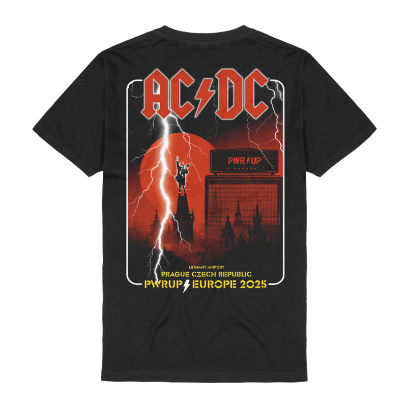 4055585613097 - AC DC Prague T-Shirt schwarz in L 4055585613097 - AC DC Prague T-Shirt schwarz in L