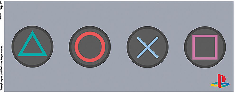 Gaming Playstation Buttons | Playstation Tasse