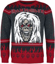 Holiday Sweater 2023, Iron Maiden, Weihnachtspullover