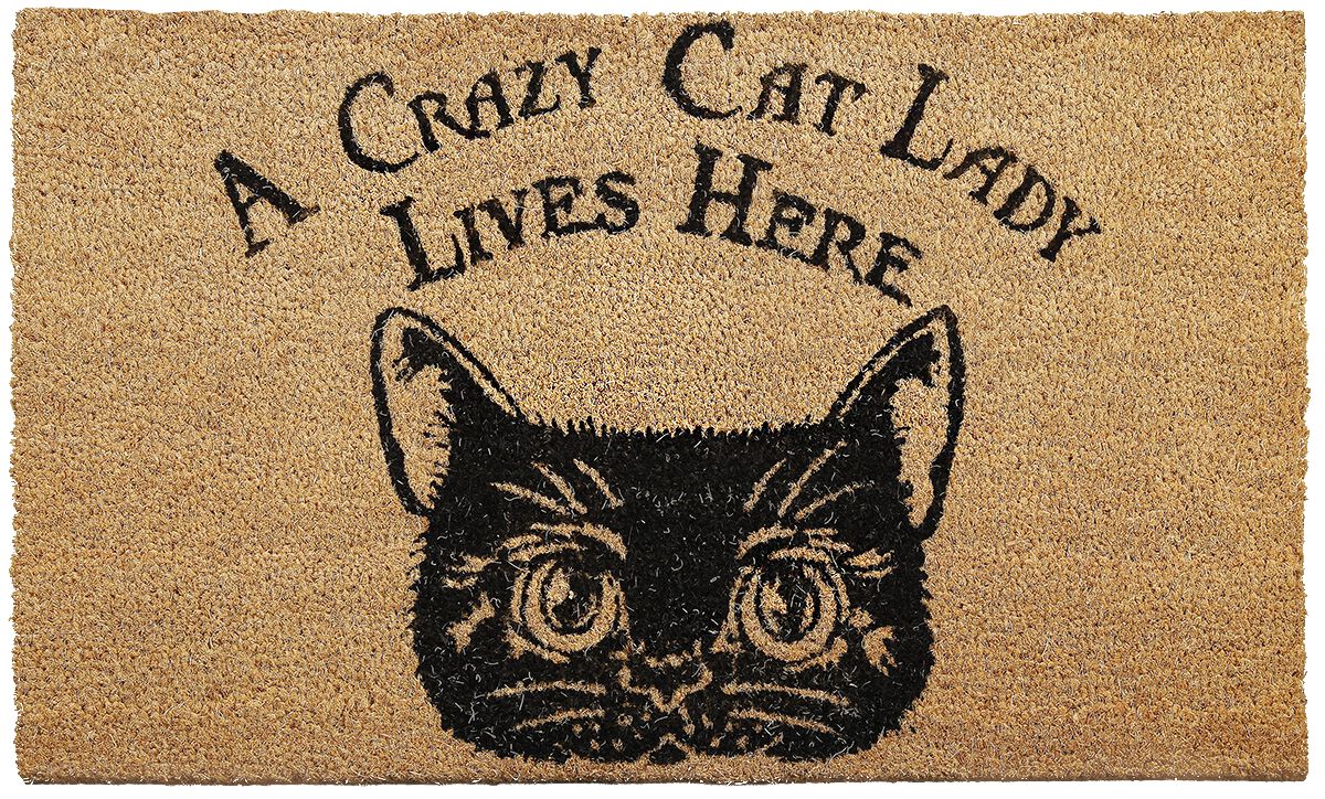 Levně Nemesis Now Crazy Cat Lady Rohožka standard