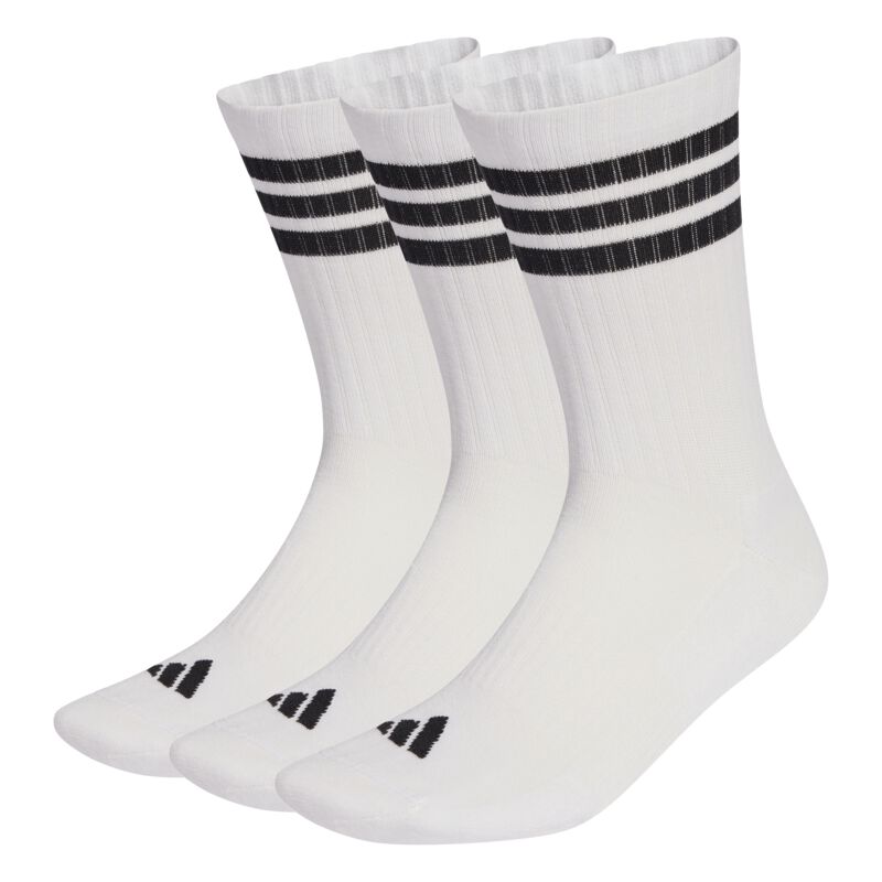 Chaussettes  de Adidas - 3-Stripes rembourrées (Lot de 3) - S à XL - pour Unisexe - blanc