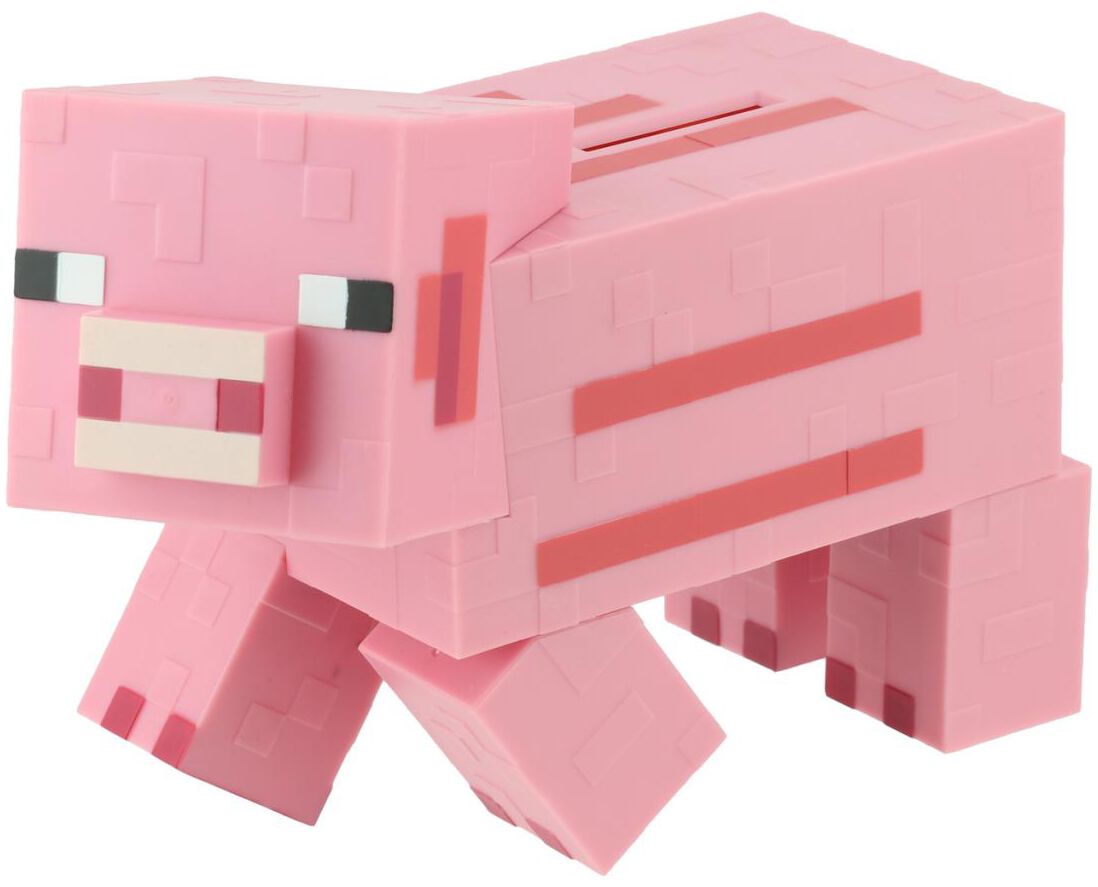 Minecraft Pig Money Bank Spardose pink