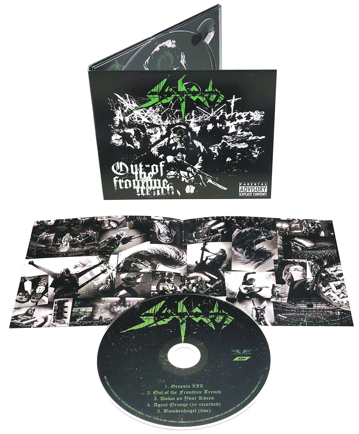 Image of Sodom Out of the frontline trench EP-CD Standard