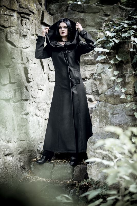 Gothic Frauen Wintermantel Cinderella Gothicana By EMP