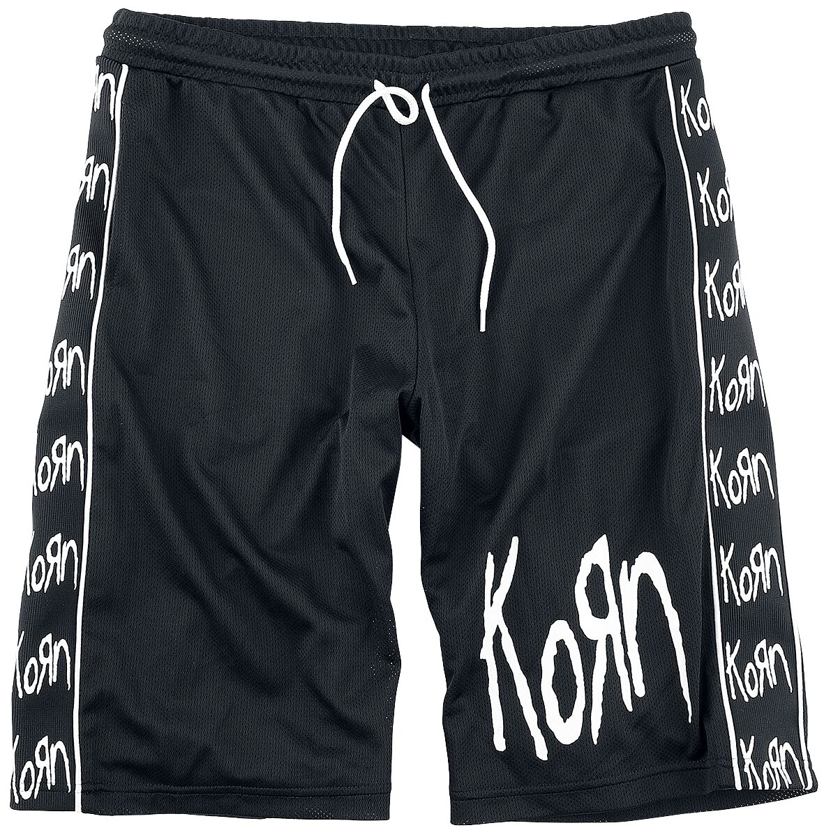 Korn EMP Signature Collection Shorts black white