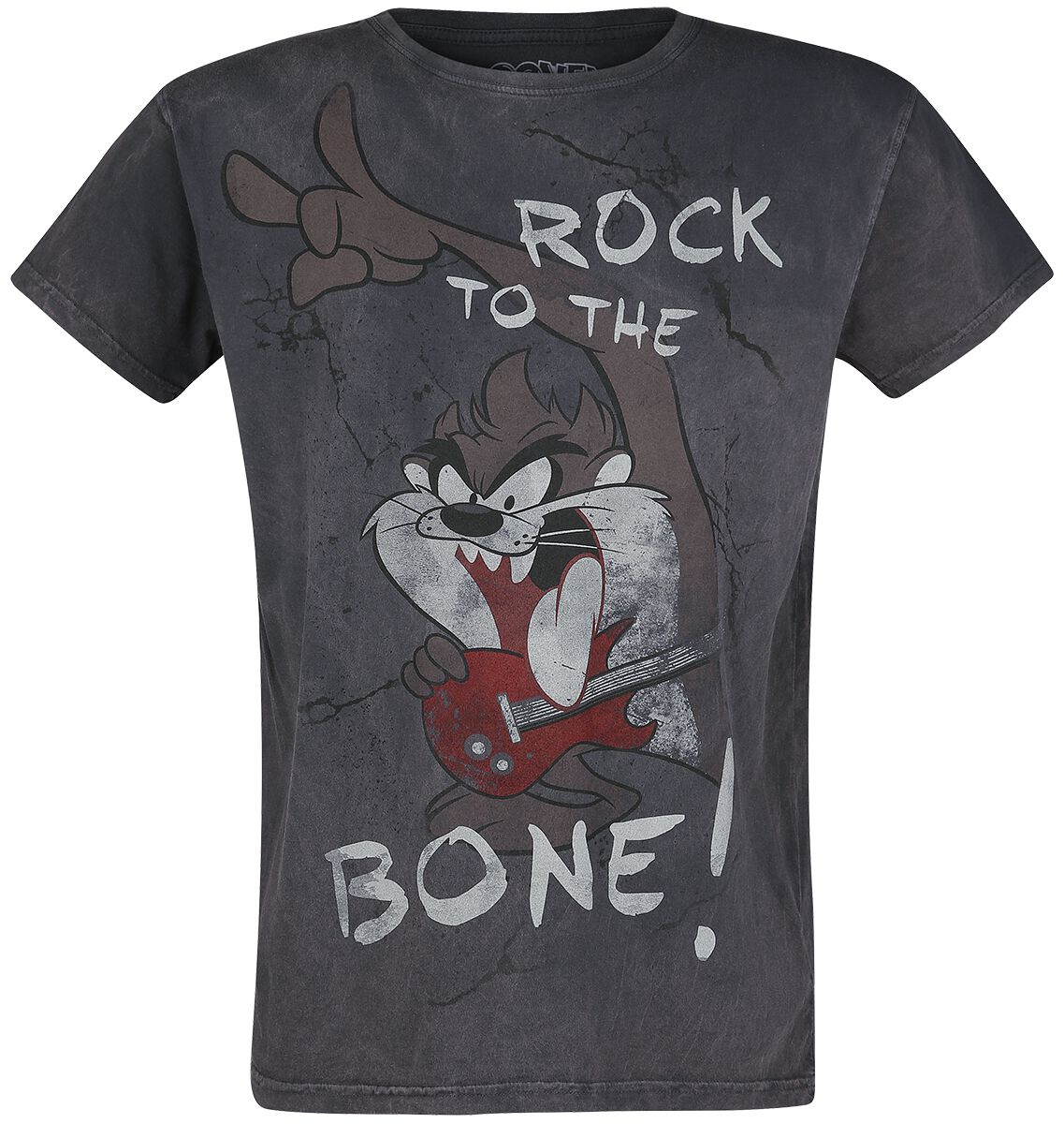 Looney Tunes T-Shirt - Tasmanian Devil - Rock To The Bone! - S bis 4XL - für Männer - Größe XL - grau  - EMP exklusives Merchandise!