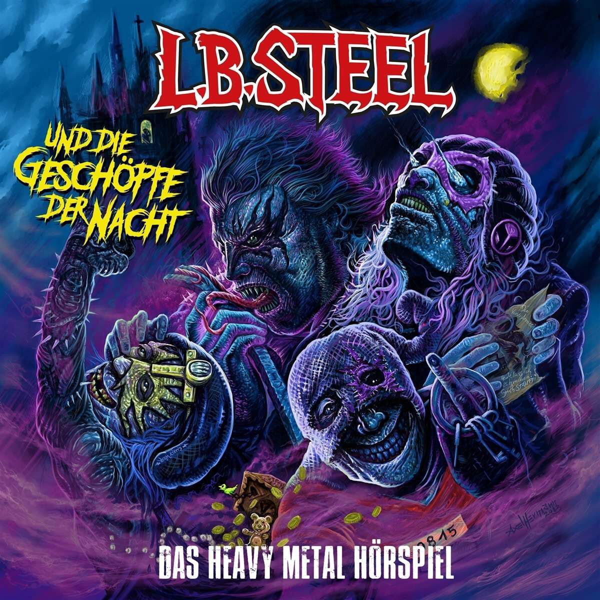 Levně L.B. Steel - Das Heavy Metal Hörspiel L.B. Steel und die Geschöpfe der Nacht LP standard