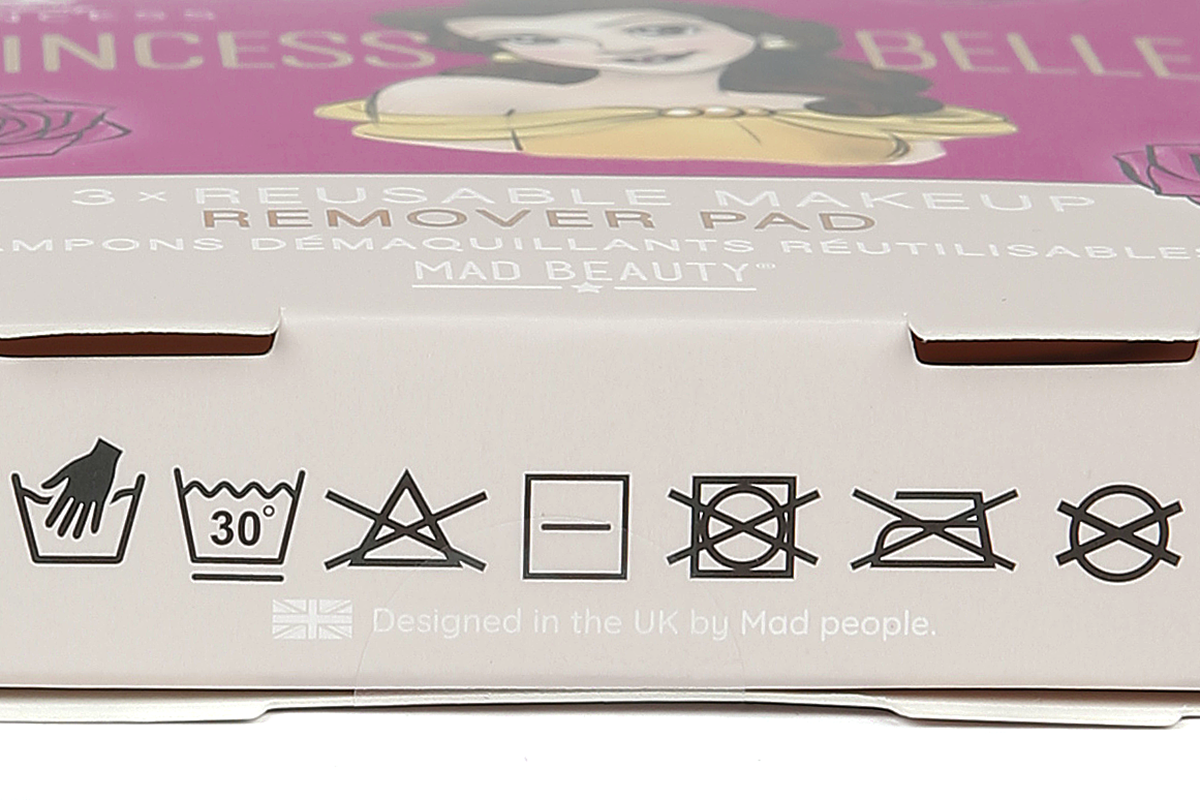 Die Schöne und das Biest Mad Beauty - Belle - wiederverwendbare Abschminkpads Kosmetik weiß pink