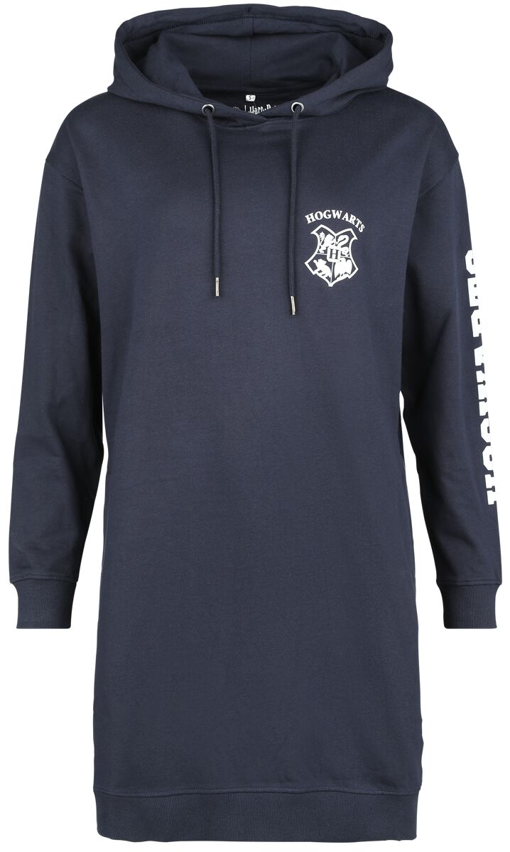 Levně Harry Potter Hogwarts School Šaty s kapucí modrá