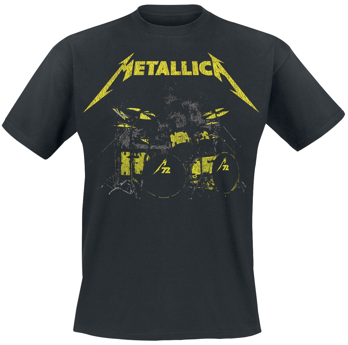 Metallica T-Shirt - Lars M71 Kit - S bis 5XL - für Männer - Größe L - schwarz  - Lizenziertes Merchandise!