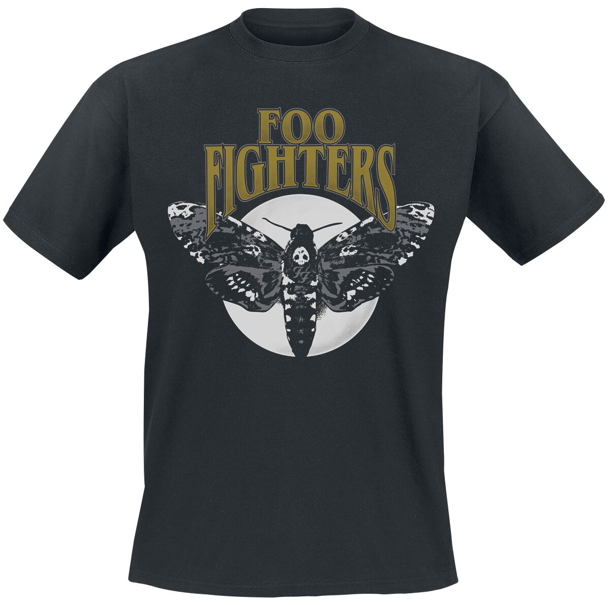 Foo Fighters T-Shirt - Hawk Moth - S bis XXL - für Männer - Größe L - schwarz  - Lizenziertes Merchandise!