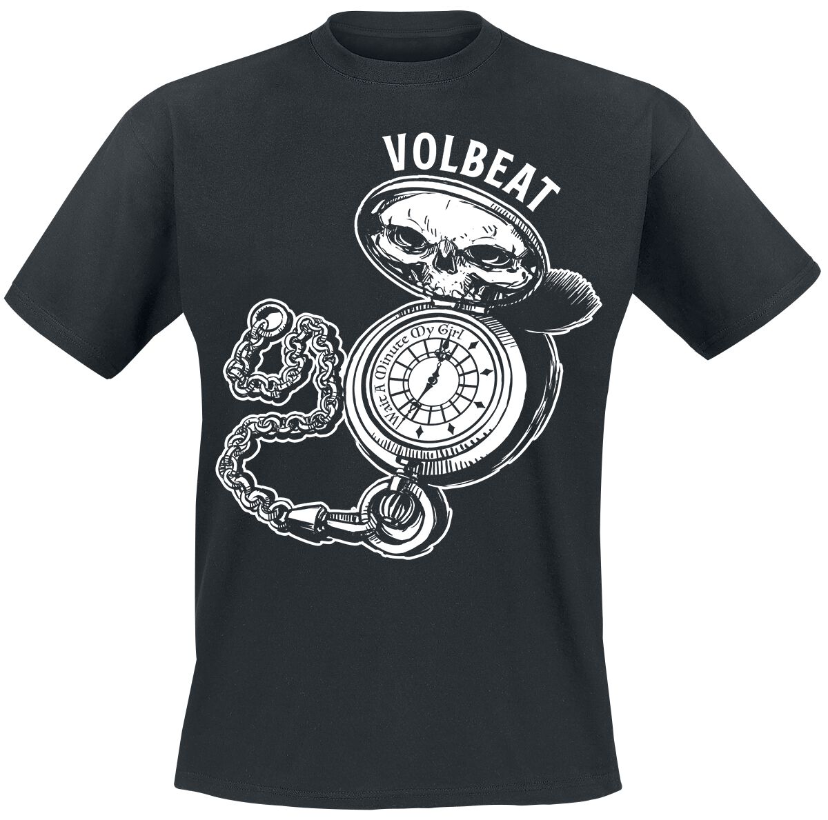 Levně Volbeat Wait A Minute My Girl Tričko černá