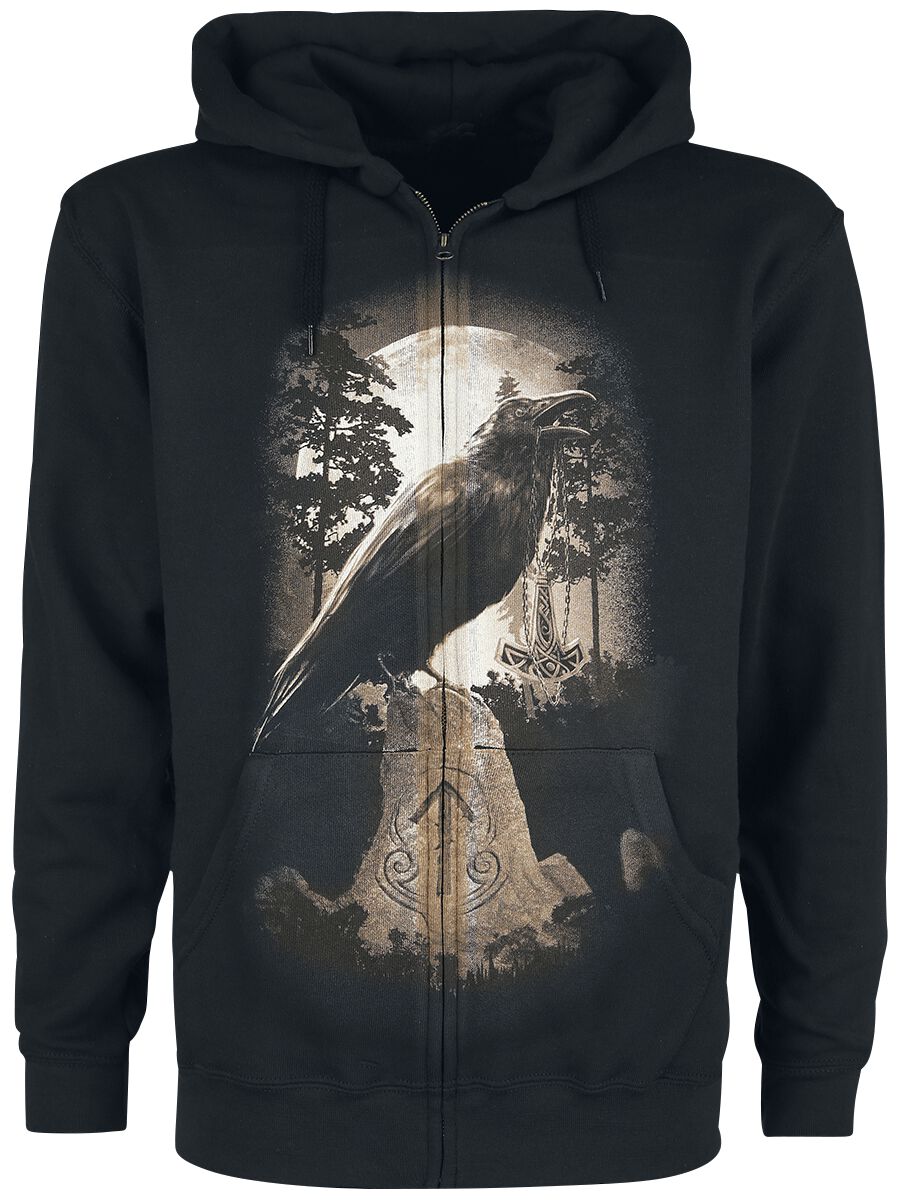 Toxic Angel Fallen Kapuzenjacke schwarz