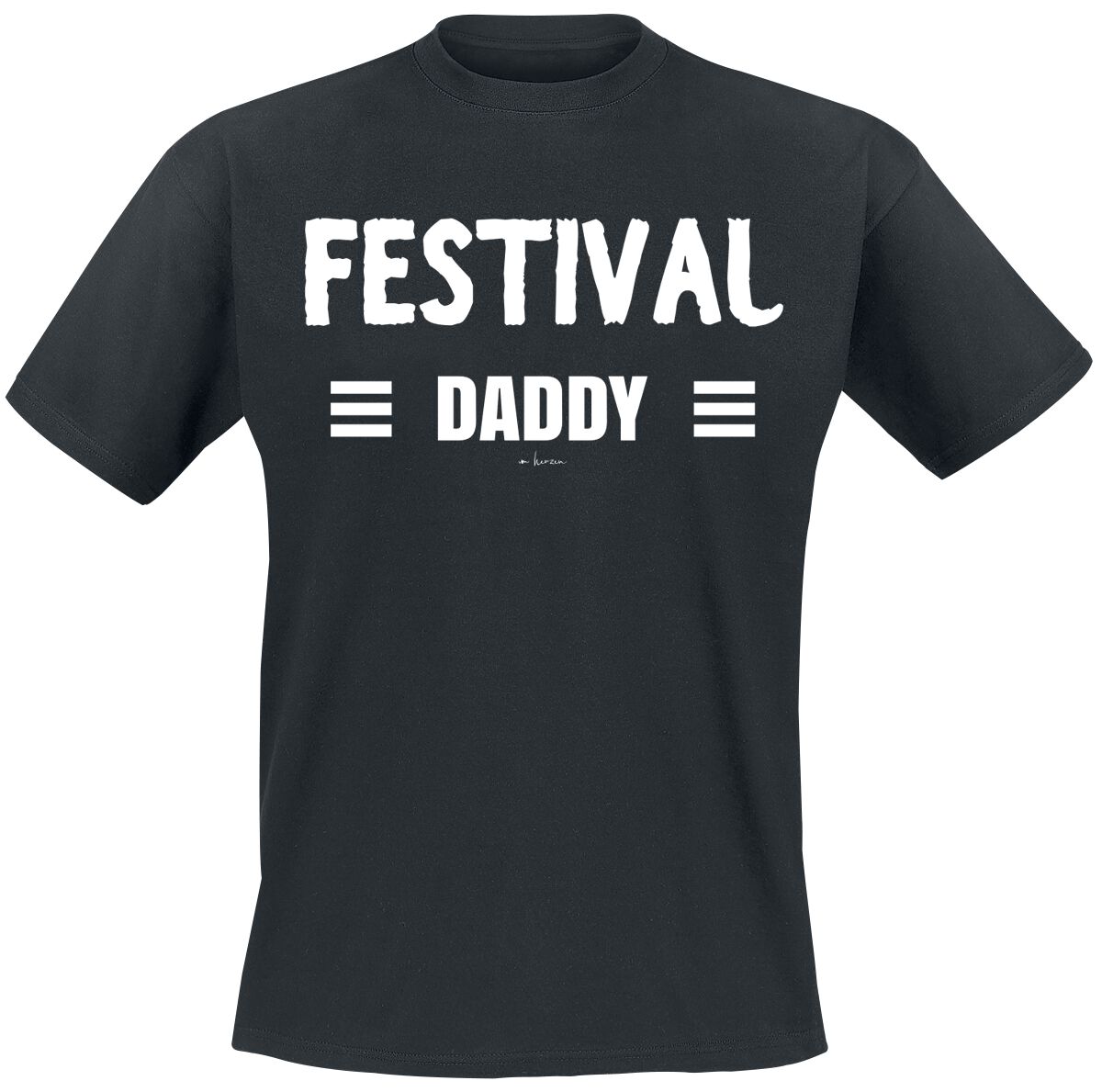 Alcohol & Party Festival Daddy T-Shirt black