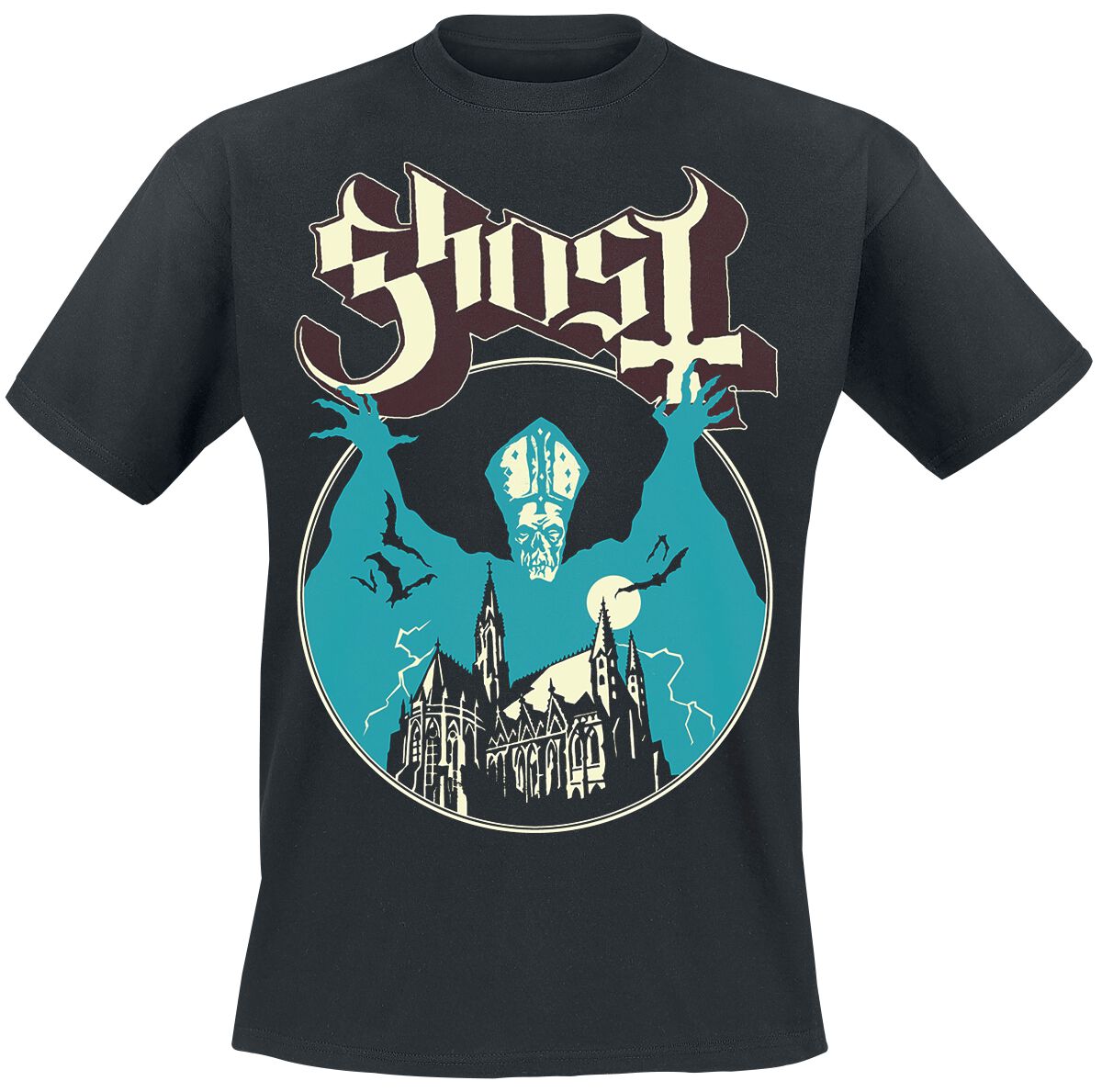 Ghost T-Shirt - Opus - S bis XXL - für Männer - Größe M - schwarz  - Lizenziertes Merchandise!