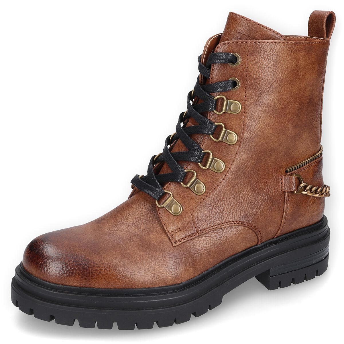 Image of Stivali di Dockers by Gerli - Lace-Up Boots - EU38 a EU40 - Donna - marrone