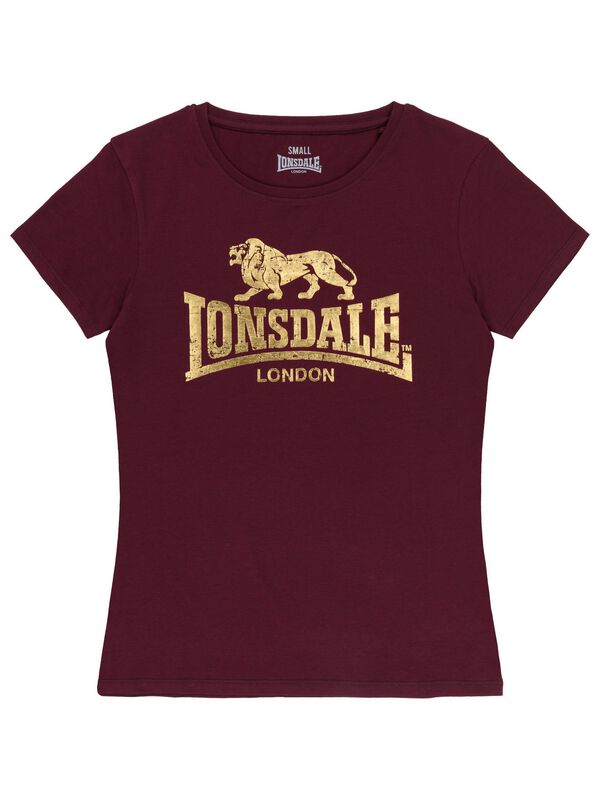 Lonsdale London Bantry T-Shirt burgund in XXL