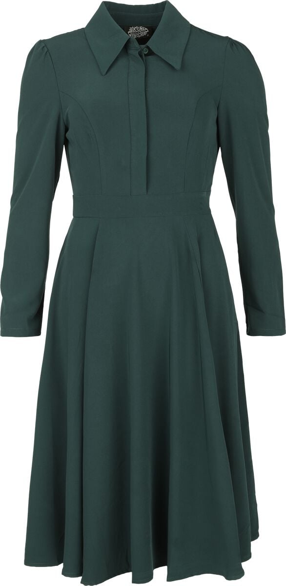 Robe mi-longue  de H&R London - Olive Bloom Dress - XS à 3XL - pour Femme - vert