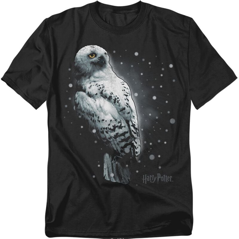 Harry Potter T-Shirt - Hedwig Snow - M bis 5XL - für Männer - Größe XXL - schwarz  - EMP exklusives Merchandise!