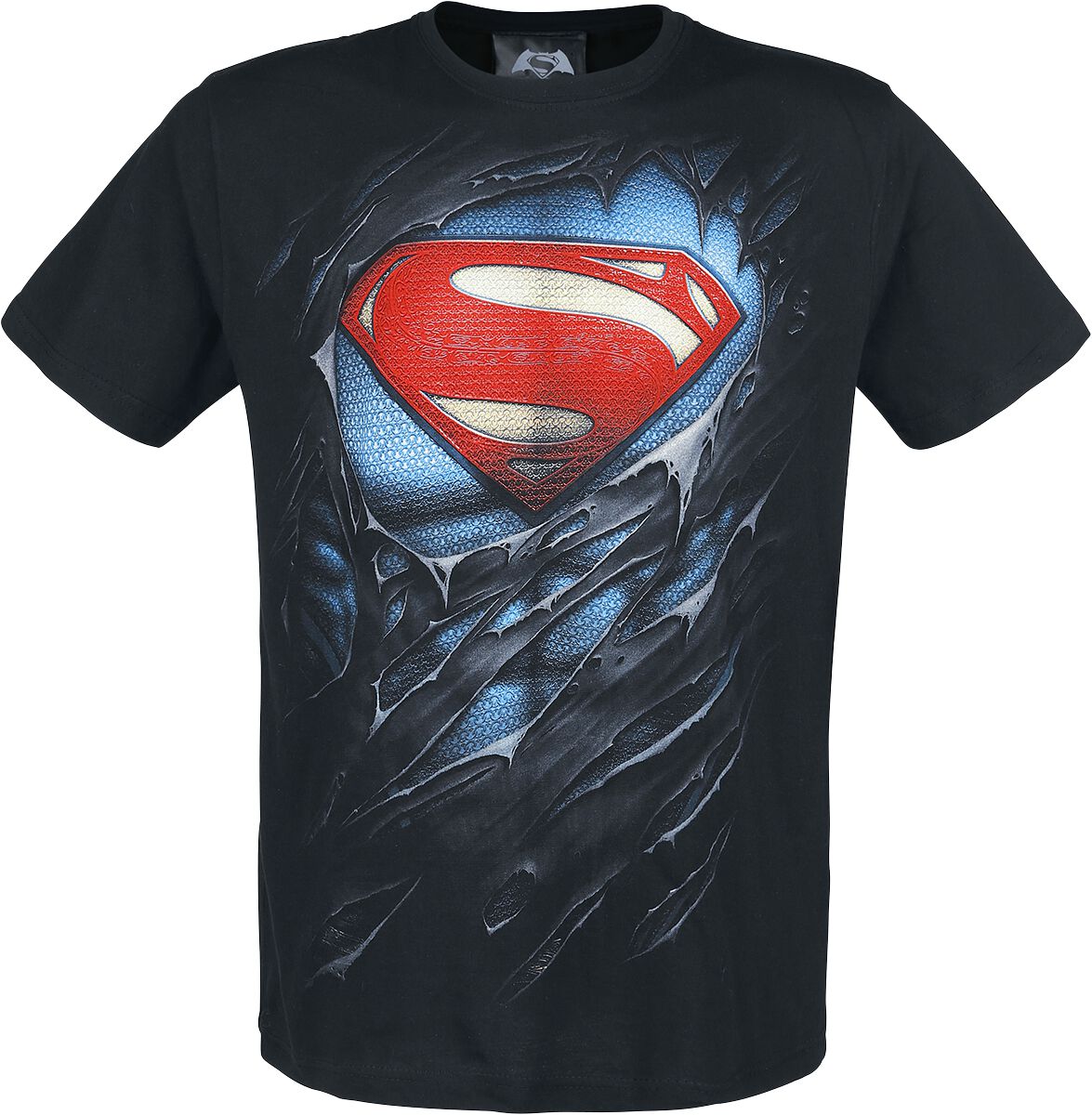 Superman Ripped T-Shirt black