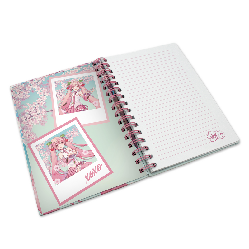 Thumbnail - Hatsune Miku Cherry Blossom Notizbuch multicolor