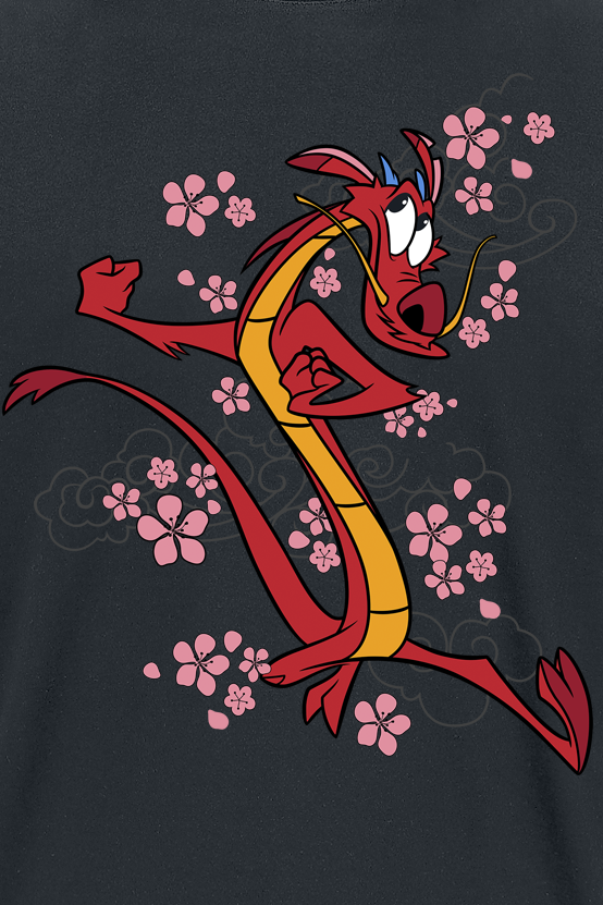 5056811539531 - Mushu T-Shirt schwarz in S 5056811539531 - Mushu T-Shirt schwarz in S
