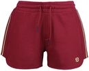 RED X CHIEMSEE - rote Shorts mit Logoprint, RED by EMP, Short