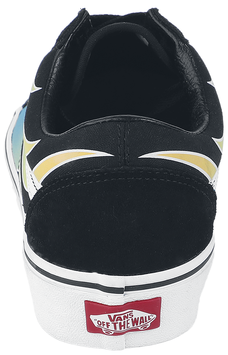 Vans OLD SKOOL Glow Flame Black/White Sneaker schwarz multicolor