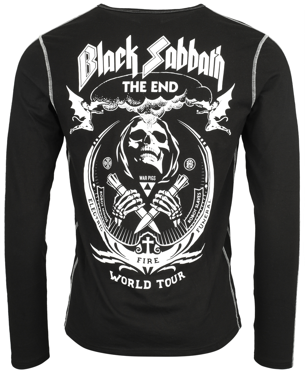 Black Sabbath Langarmshirt - EMP Signature Collection - S bis XL - für Männer - Größe XL - schwarz  - EMP exklusives Merchandise!