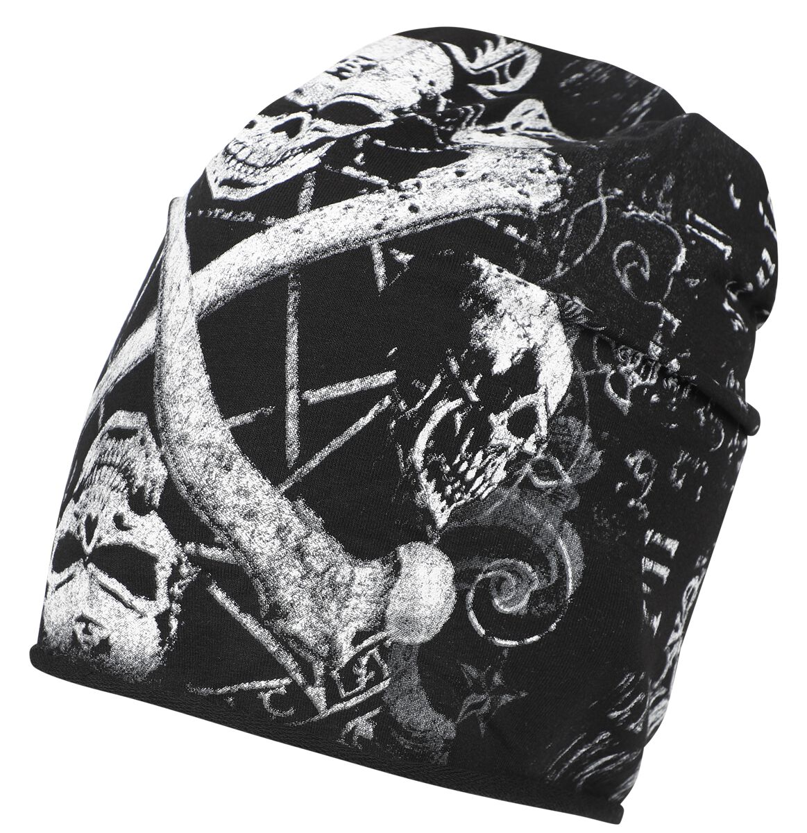 Image of Beanie Gothic di Alchemy England - Live in Hell - Unisex - nero