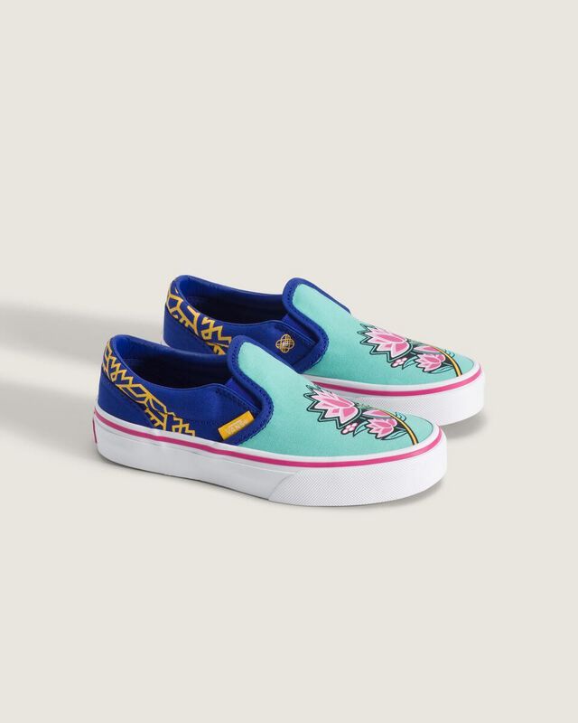 Baskets  de Vans - Kids - Classic Slip On - KPop Demon Hunters Zoey - Kleine Kinder (4-8 Jahre) - EU28 à EU 34 - pour Femme - multicolore