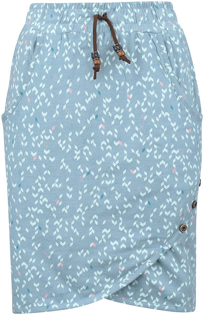 Jupe courte de Alife and Kickin - LucyAK B Short Skirt - XS à XL - pour Femme - gris bleu