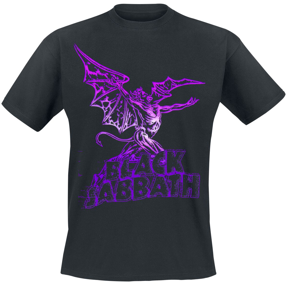 Black Sabbath T-Shirt - Gradiant Demon - S bis 3XL - für Männer - Größe M - schwarz  - Lizenziertes Merchandise!