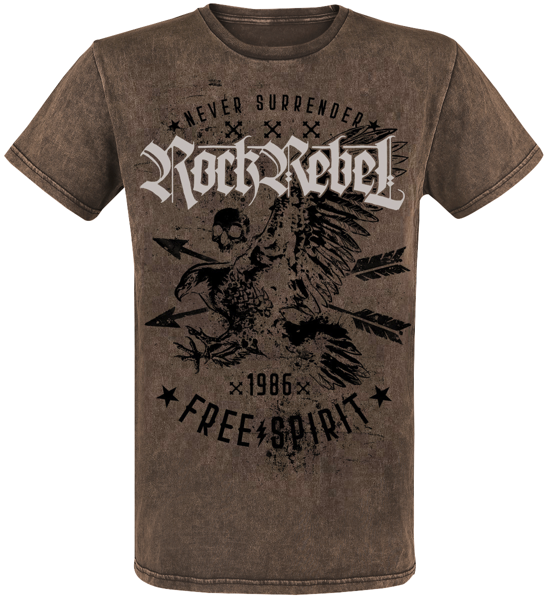 Rock Rebel by EMP - Rebel Soul - T-Shirt - brown image