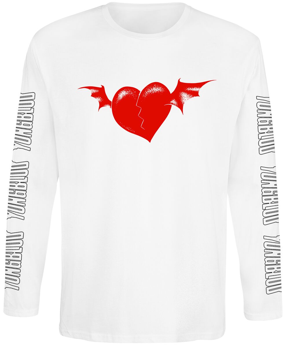 Yungblud Heart Logo Langarmshirt weiß – 28.58% Rabatt Yungblud Heart Logo Langarmshirt weiß – 28.58% Rabatt