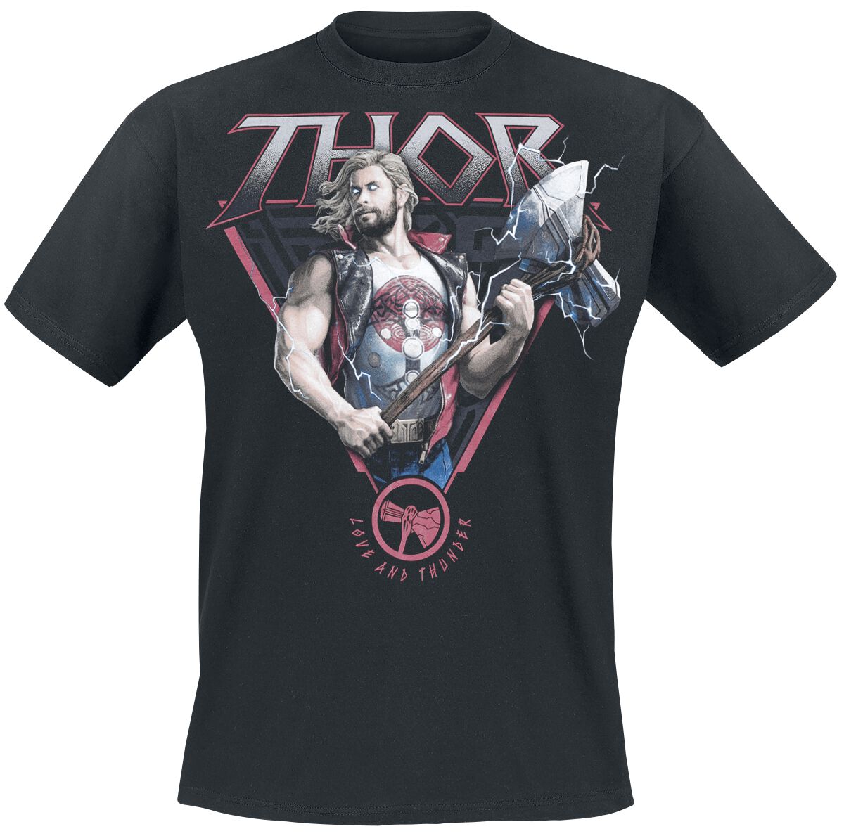 Thor Love And Thunder - Ravager Thor T-Shirt black