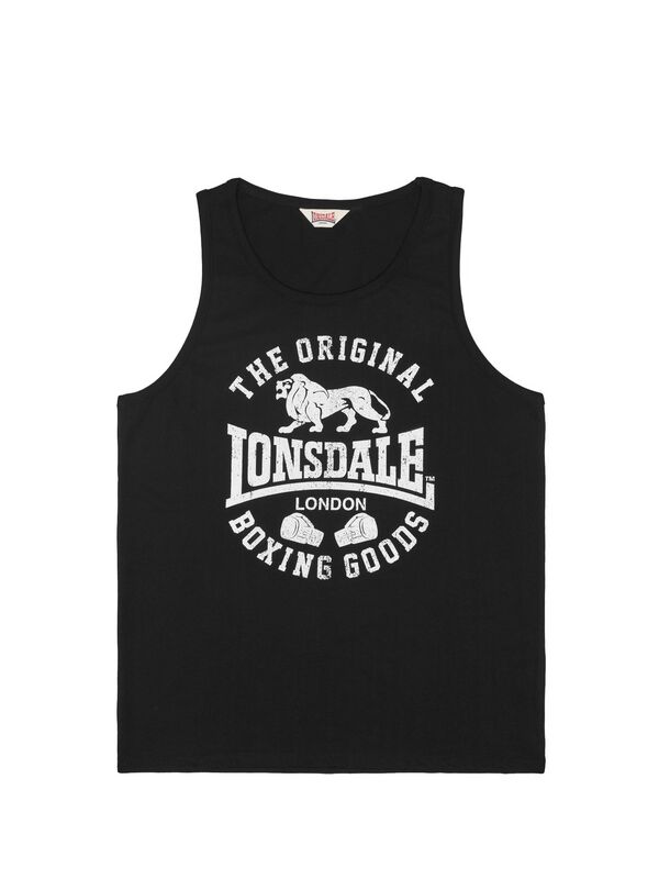 Lonsdale London BOWES Top schwarz in S 117869 1500/Black/White