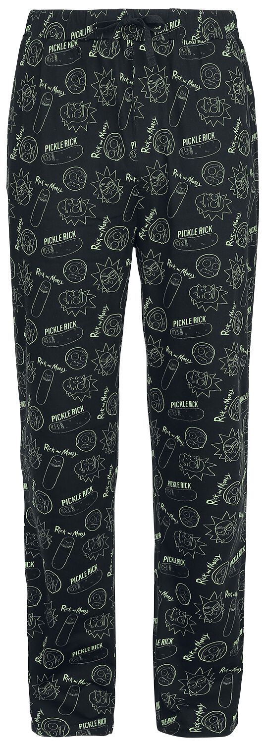 Rick And Morty Adventure Time Pyjama Pants black