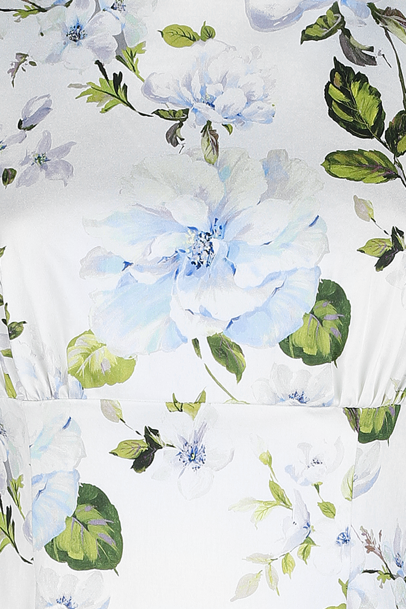 H&R London Nessa Swing Dress Mittellanges Kleid multicolor