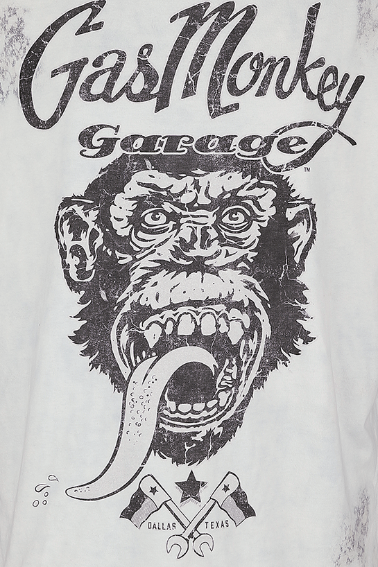 Gas Monkey Garage Dallas Texas T-Shirt grau - 26.68% Rabatt